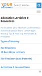 Mobile Screenshot of education.yourdictionary.com