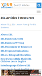 Mobile Screenshot of esl.yourdictionary.com