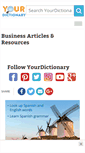 Mobile Screenshot of business.yourdictionary.com