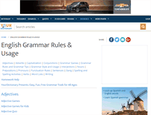 Tablet Screenshot of grammar.yourdictionary.com